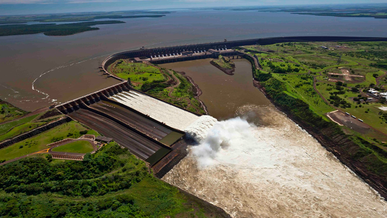 Image of the Itaipu Dam, Paraguay