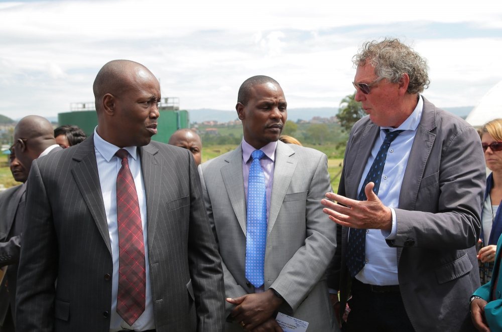 Jan Spit with the Governor and County Minister Festus Ng'eno at World Toilet Day