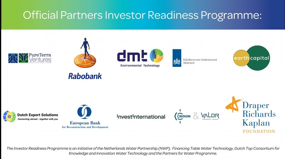 Partner logos Investor Readiness Programme