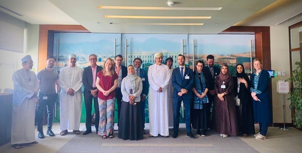 Group picture of the Dutch delegation participants that visited OWWSC during Oman Sustainability Week 2023