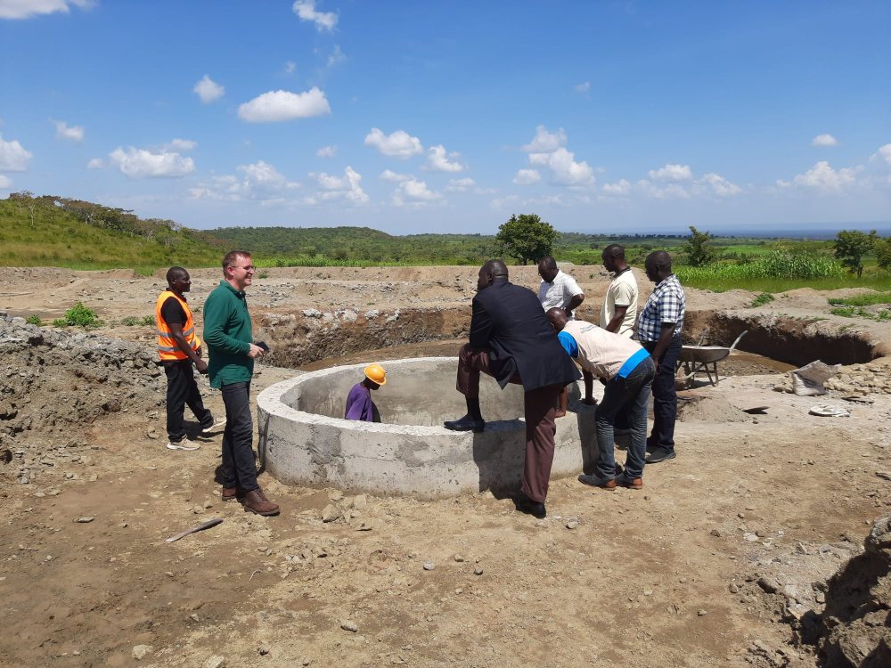 Employees at Imvepi, Uganda