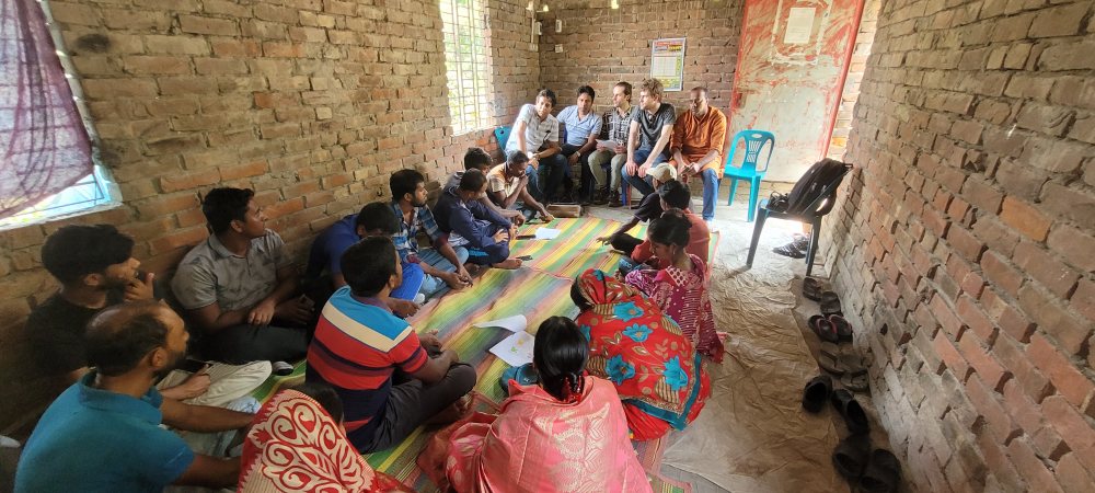 Training with Bengali farmers