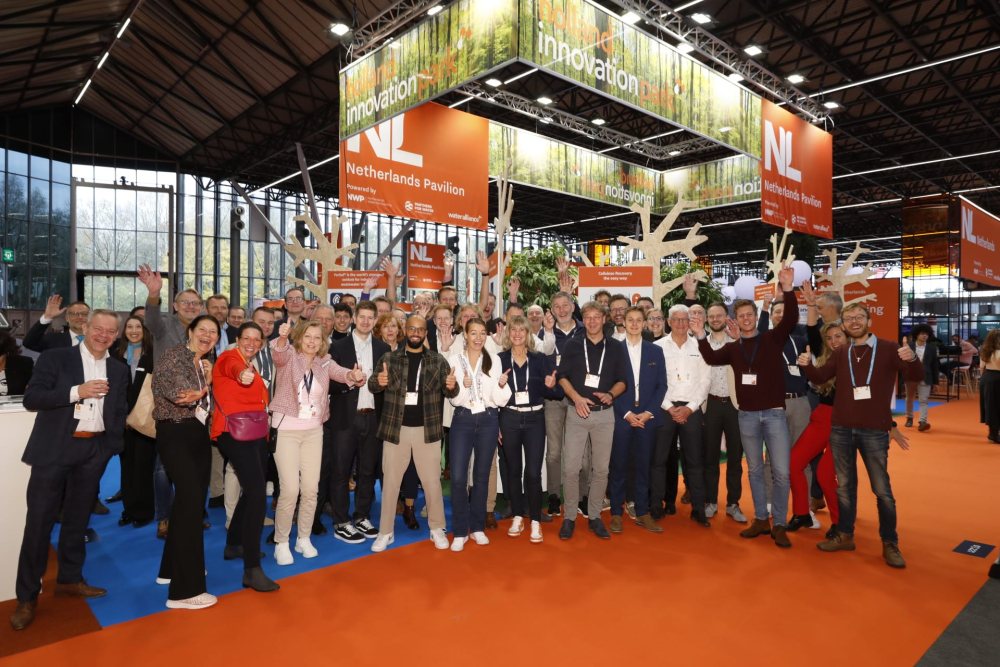 Group photo Netherlands Pavilion participants