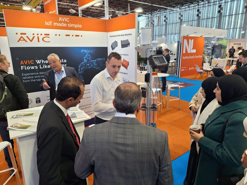 Delegation from Oman visiting Avic at the Netherlands Pavilion at Aquatech Amsterdam 2023
