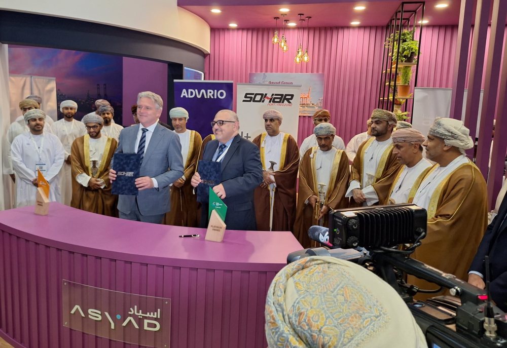 Signing ceremony Advario x Port of Sohar Net Zero Alliance