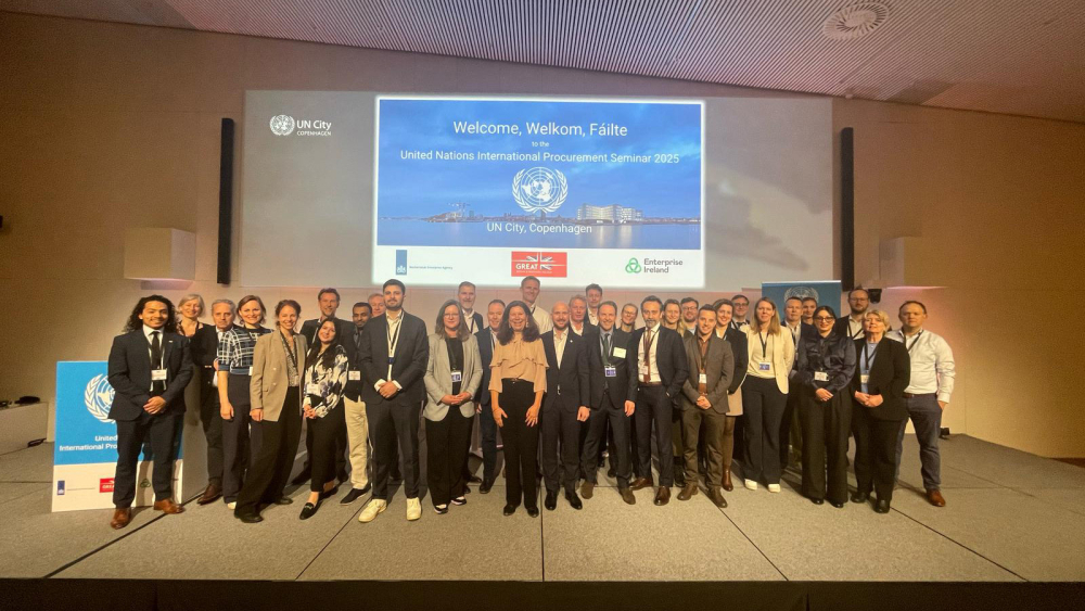 Dutch delegation at the 2025 United Nations International Procurement Seminar in Copenhagen.