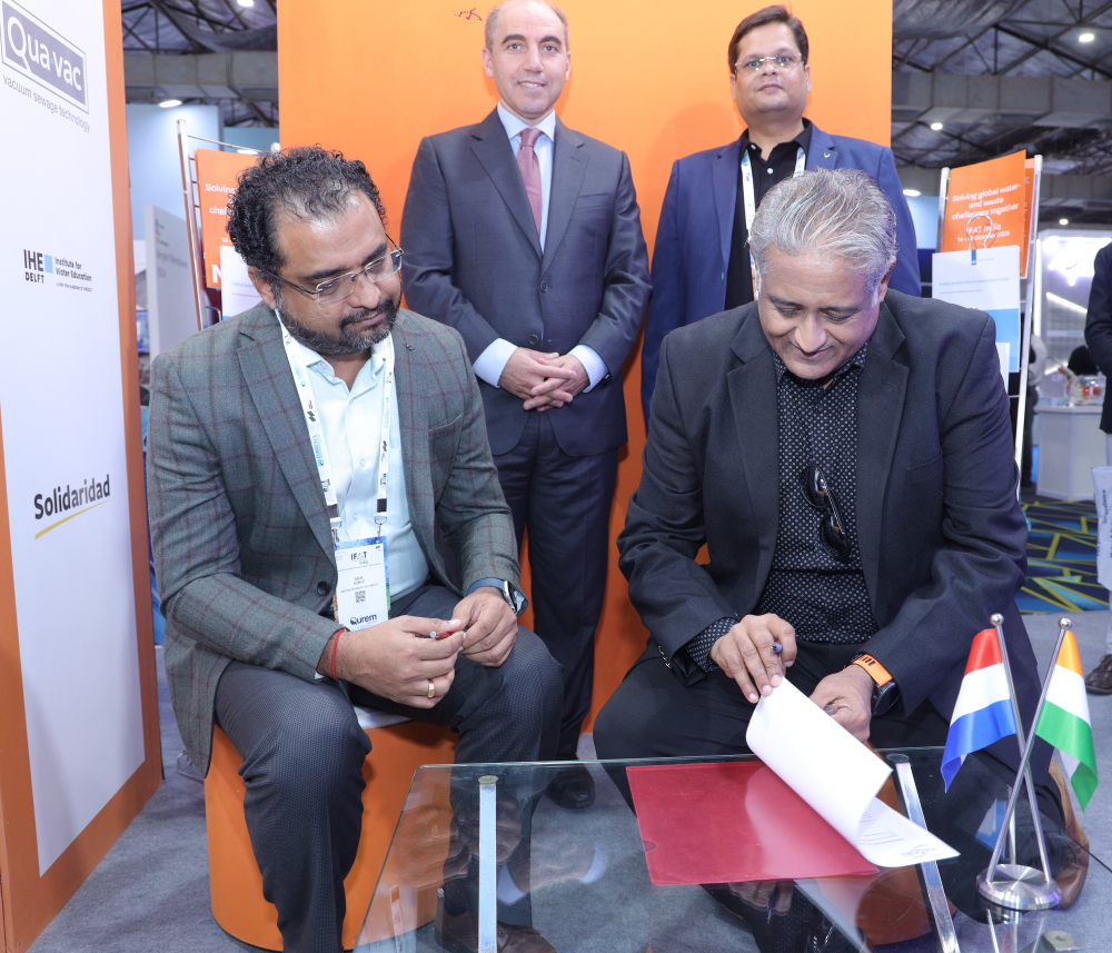 Signing of a Memorandum of Understanding (MoU) between Paques Environmental Technology India and Spectraa Technology Solutions
