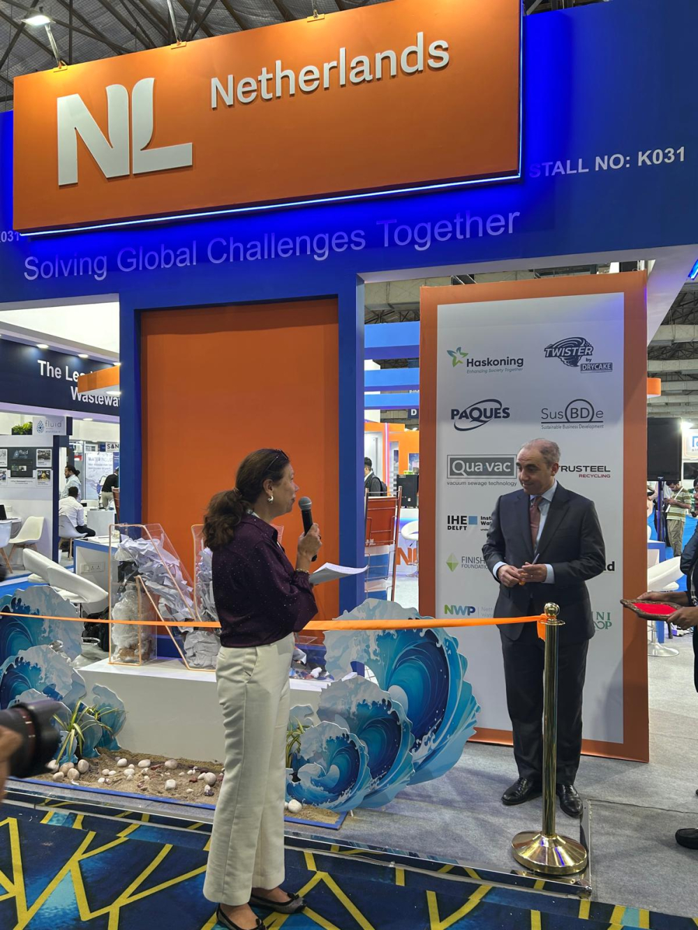 Inauguration of the Netherlands Pavilion at IFAT India 2025