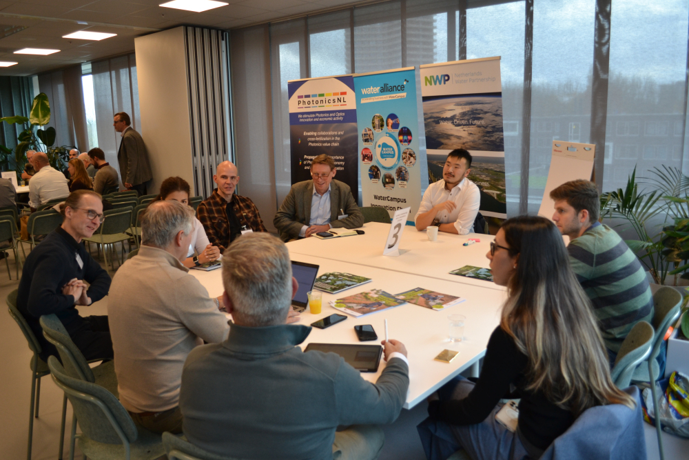 Round table discussion at TKI Match Making Event 