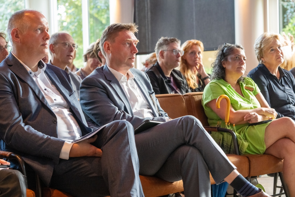 From left to right Jos Verdoold, Oscar van den Brink, Tania Oudegeest and Belinde Bakker