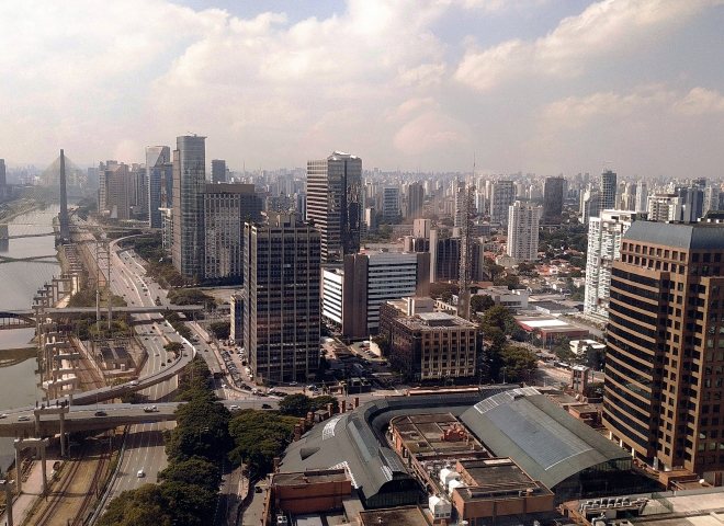 Photo of Morumbi's neighbourhood in São Paulo, Brazil.