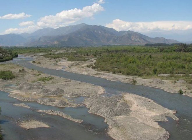 Photo of the river Aconcagua in Chile