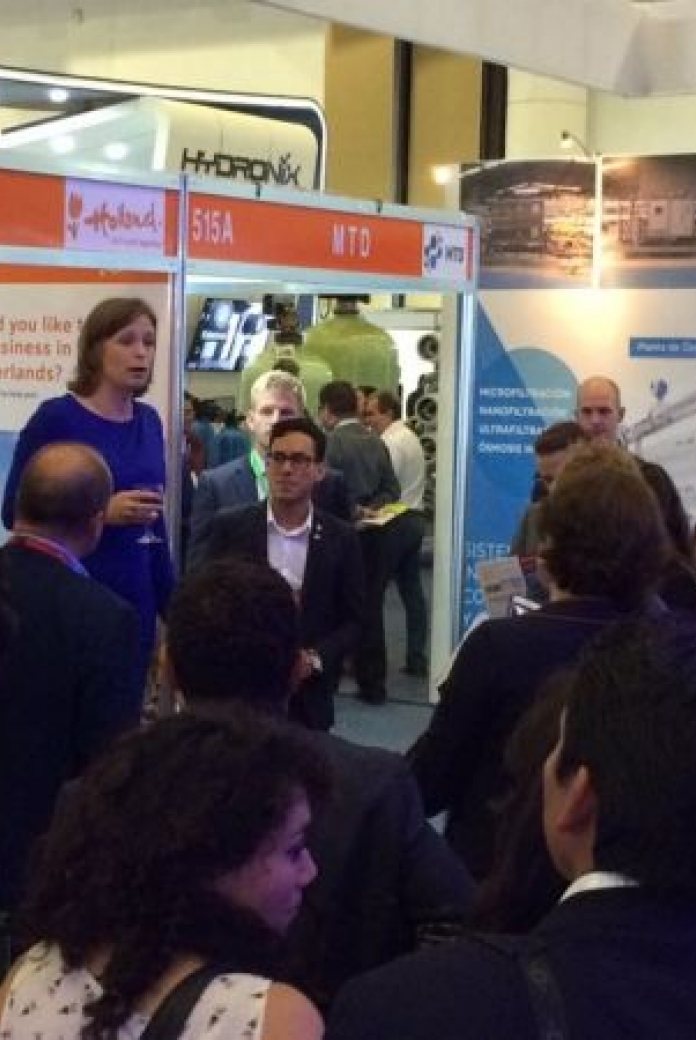 Welcoming reception at the Aquatech Mexico