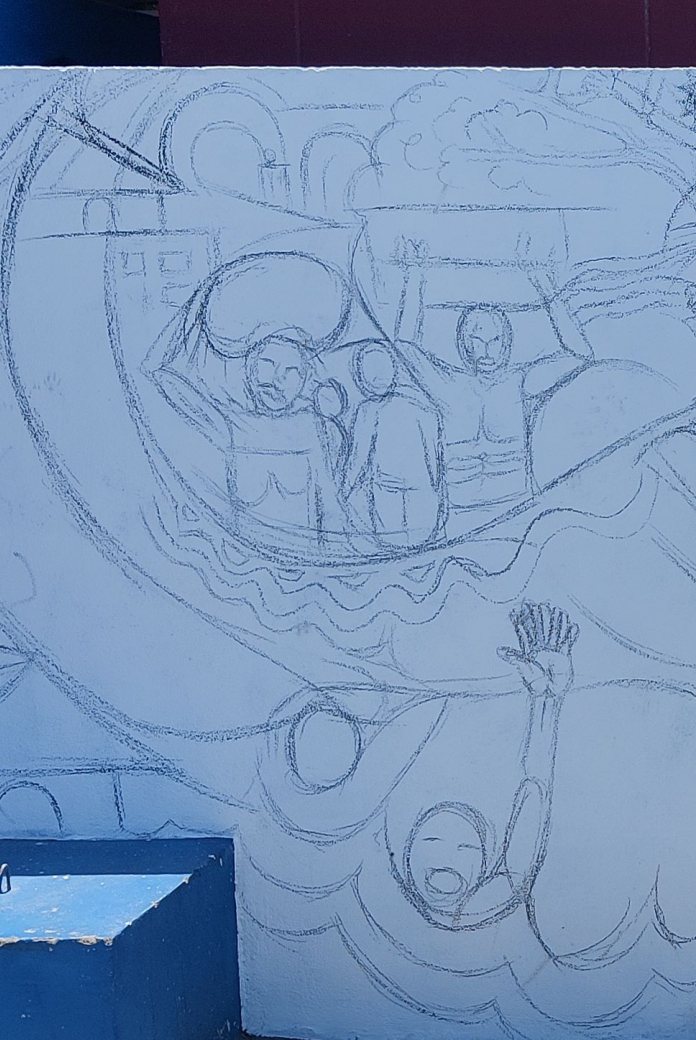 Mural in Beira, Mozambique 