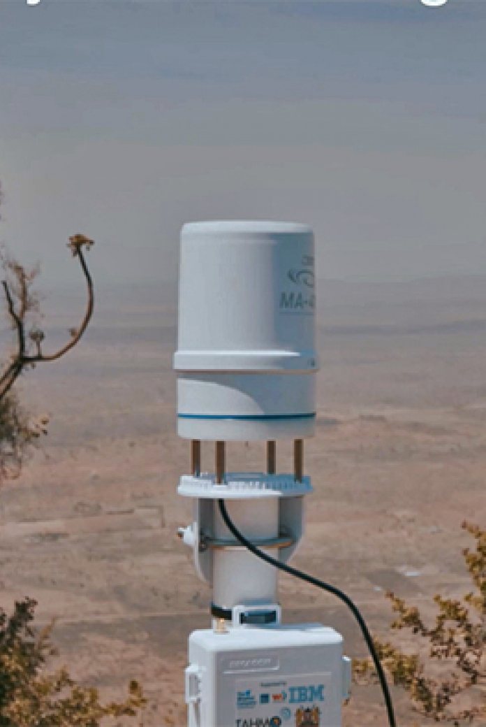 TAHMO weather station in action