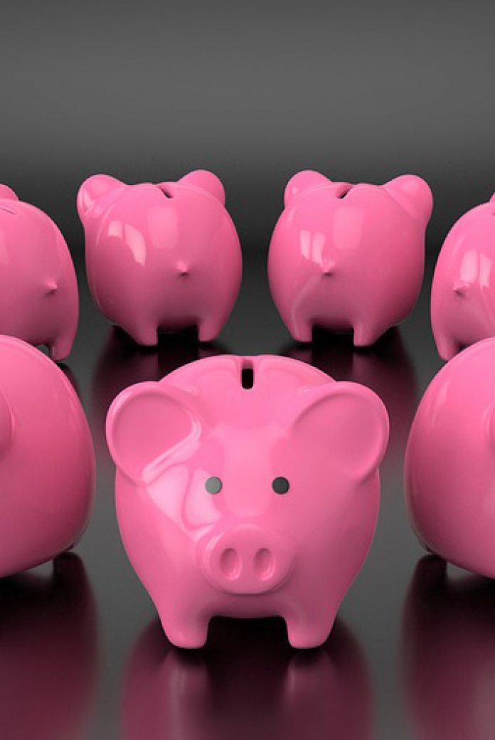 image of several piggy banks