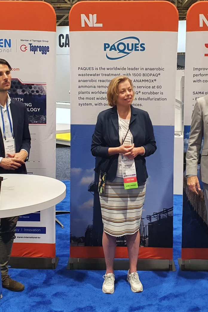 Photo of participants of the Netherlands Lounge at WEFTEC 2022