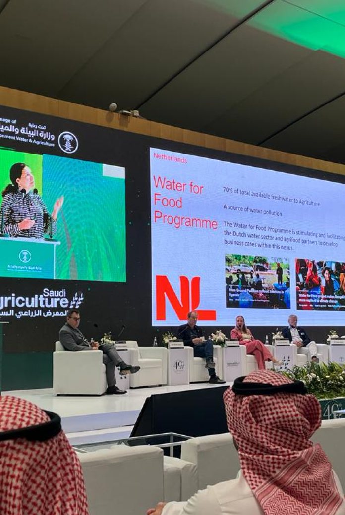 Presentation of Dutch horti and water sectors in conference programme at Saudi Agriculture