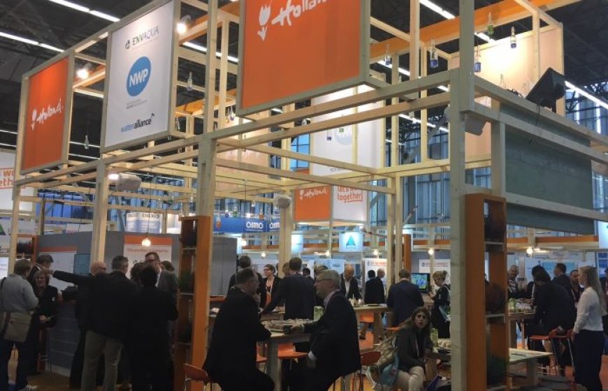 Netherlands Pavilion at Aquatech Amsterdam, part of the Amsterdam International Water Week