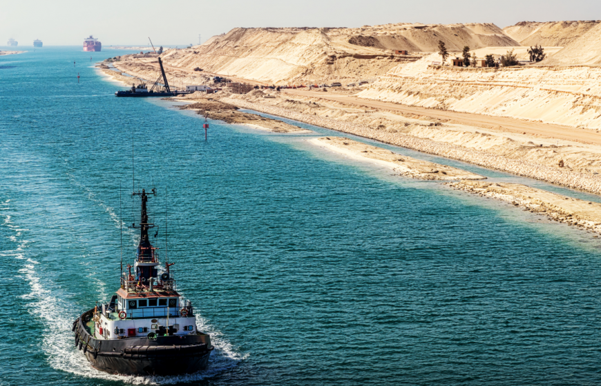 Suez Canal in Egypt
