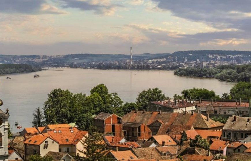 The Danube river in Serbia