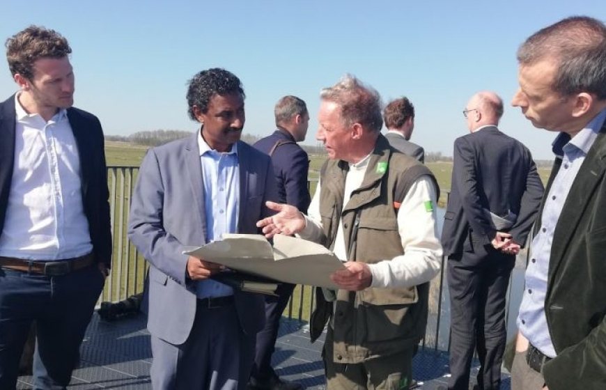 Ethiopian State Minister Dr Abraha Adugna Ashenafi visits the Netherlands