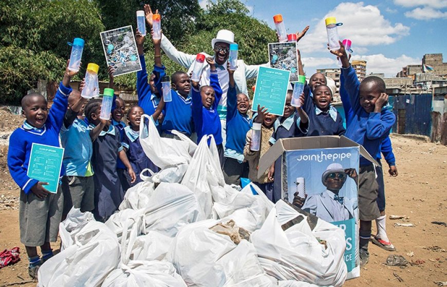 Photo of a city clean-up organised by Join the Pipe