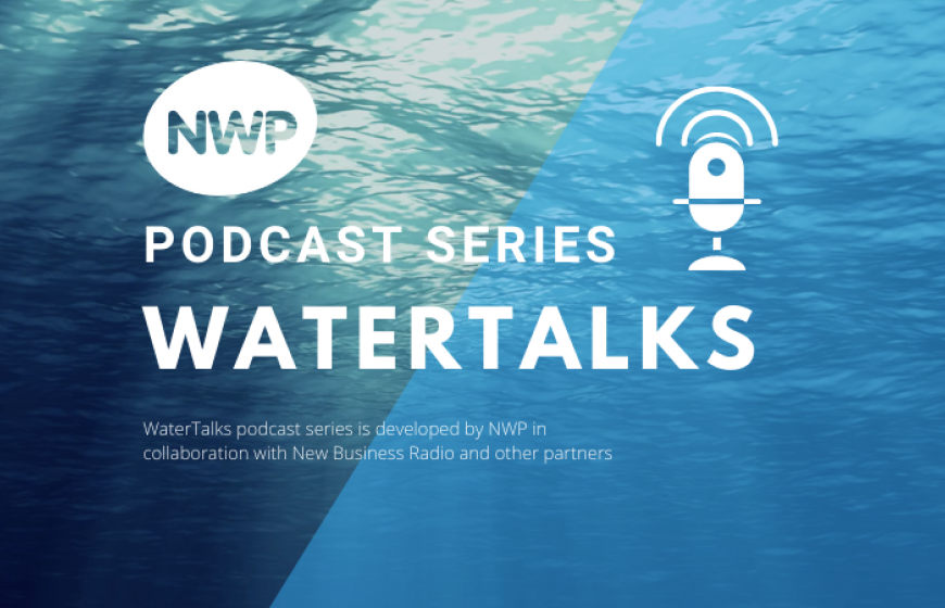 Banner of WaterTalks, a podcast of NWP.