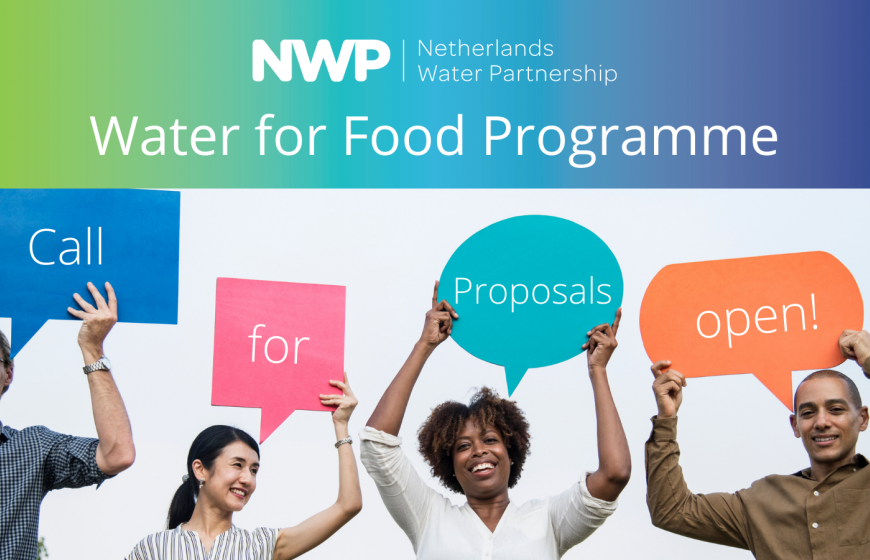 Call for proposals NWP Water for Food Programme