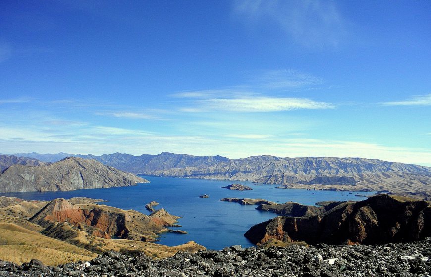 Natural landscape in Tajikistan