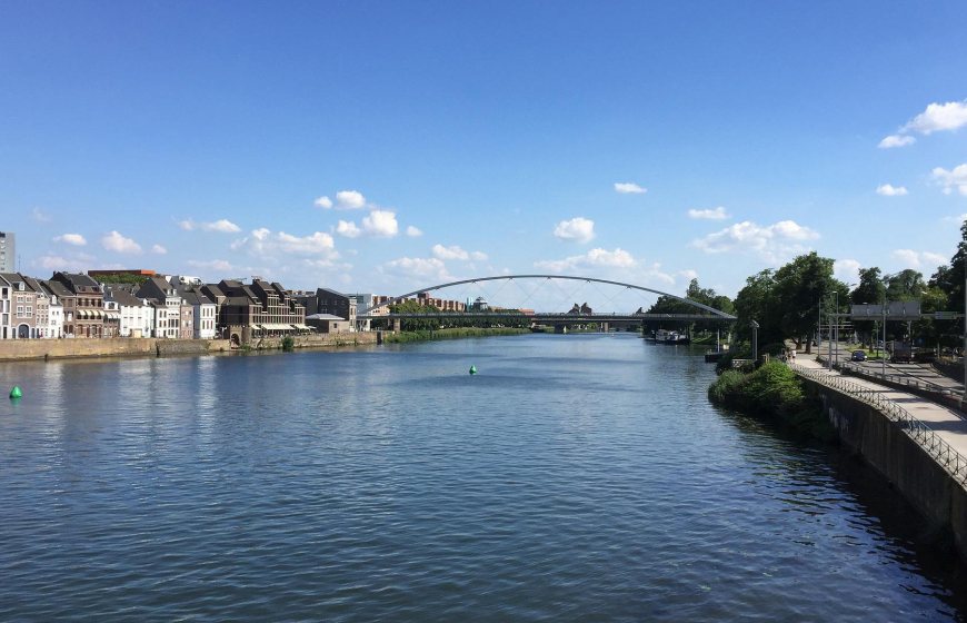 Photo of the Meuse in Maastricht.