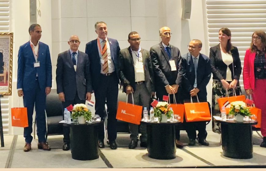 Speakers at the first edition of the Dutch Moroccan Water Days, held on 10 October 2023.