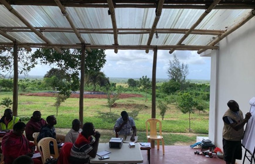 On-site training on water-agroforestry setups for restoring what was lost