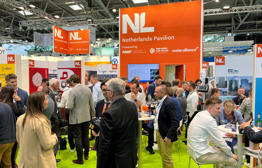 Netherlands Pavilion's reception at IFAT Munich 2024