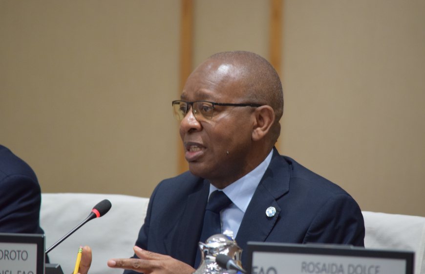 Jean Ruhiza Boroto the senior officer at FAO. Photocredits FAO Land and Water