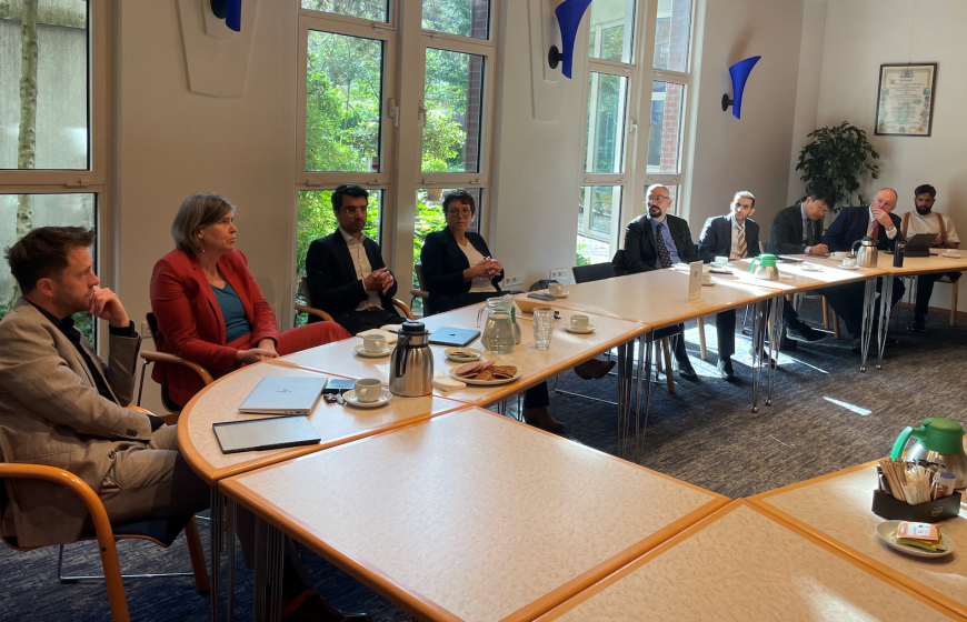 Saudi visit - meeting NWP office with Meike van Ginneken