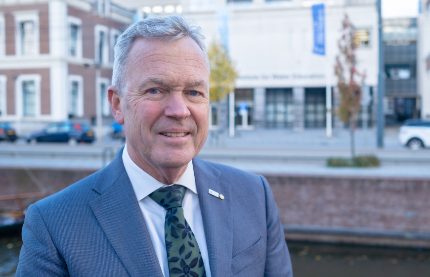 Eddy Moors, Rector at IHE Delft