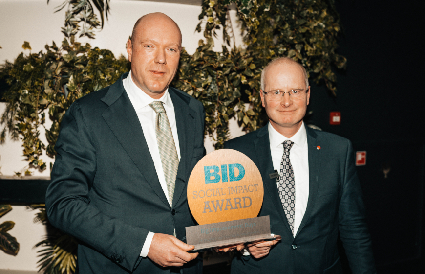 The BID Social Impact Award ceremony