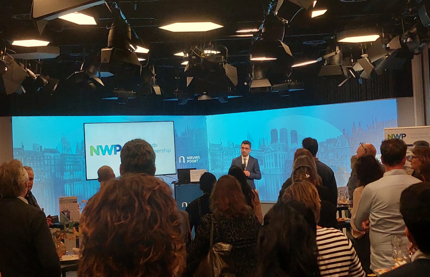 Rick Elmendorp at NWP's New years's reception 2026