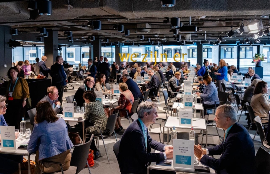 Speed dating of people at the Dutch Ambassadors conference 2026