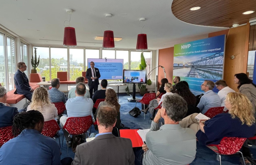 Netherlands-Algeria Water-Energy-Food Nexus session held on 17 September at NWP’s offices in The Hague.