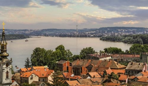 The Danube river in Serbia