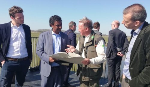 Ethiopian State Minister Dr Abraha Adugna Ashenafi visits the Netherlands