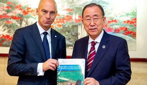 Patrick Verkooijen en Ban Ki-Moon