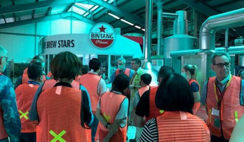 Photo of the trade mission to Indonesia - visit to Multi Bintang Indonesia (Heineken group)