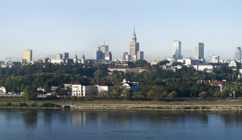 Skyline of Warsaw