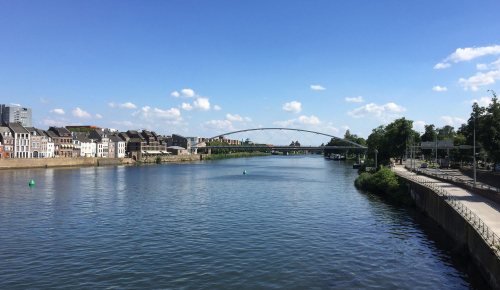 Photo of the Meuse in Maastricht.