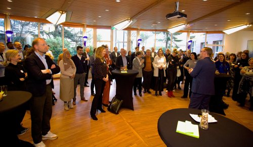 Photo of the NWP network at the office opening