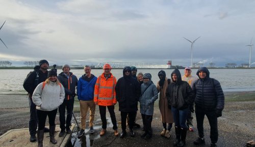 Group visit to the Maeslant Barrier