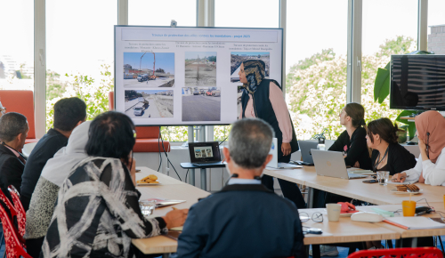WorldBank Tunisia delegation engaged in workshop at NWP offices